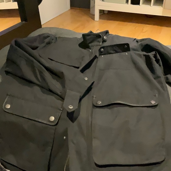 Banana Republic Factory Dark Military Field Jacket - Picture 2 of 8